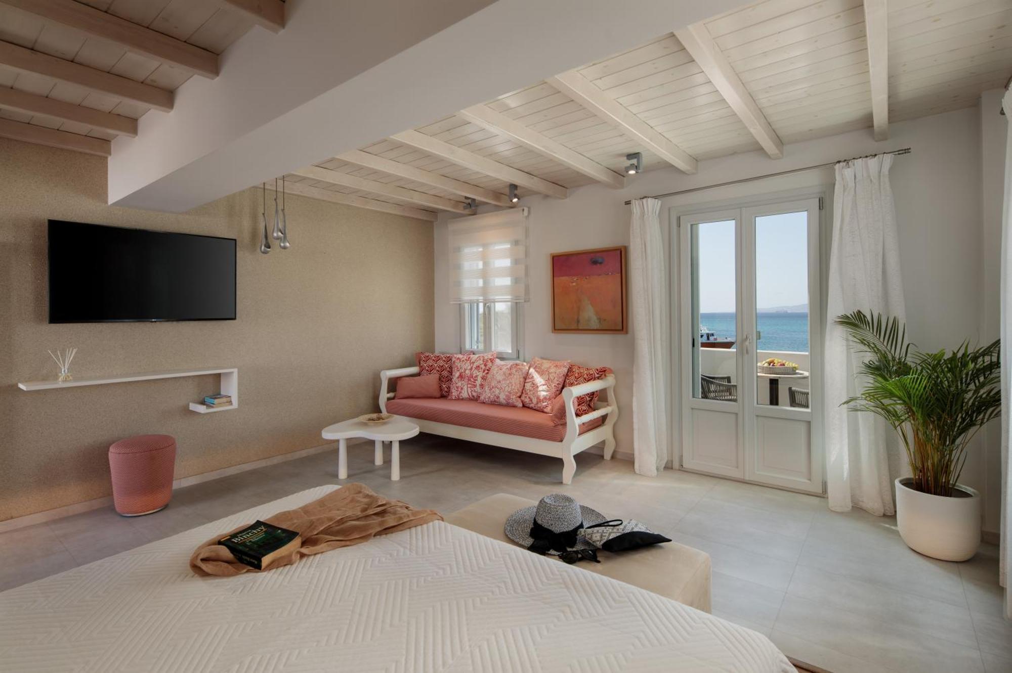 Iria Beach Art Hotel Agia Anna  Quarto foto